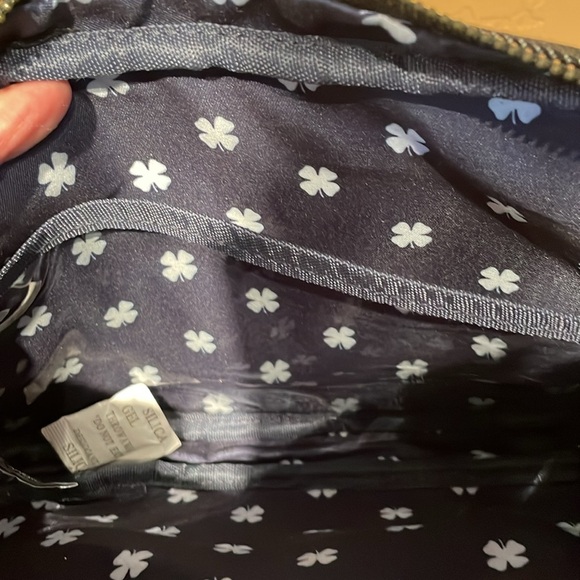 Lucky Brand NWT Black Denim Travel or Cosmetic Bag - Picture 8 of 8